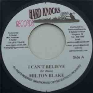 Milton Blake - I Can't Believe
