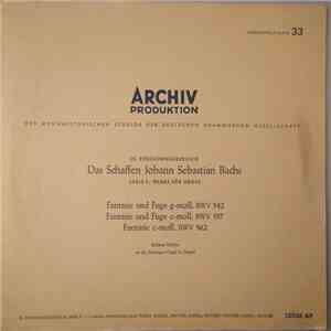Johann Sebastian Bach / Helmut Walcha - Fantasien Und Fugen G-moll, BWV 542 ...