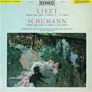 Liszt, Schumann, Orchestre De La Société Des Concerts De Vienne Dirigé Par  ...