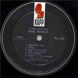 Paul Arnoldi - A One Note Man