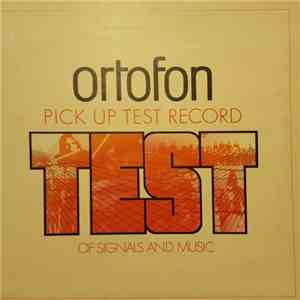 Ortofon - Ortofon Pick Up Test Record