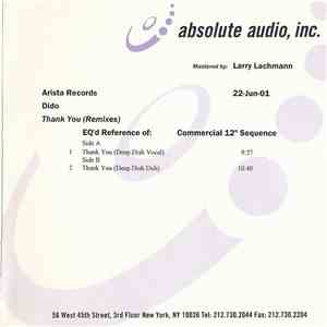 Dido - Thank You (Remixes)