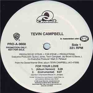 Tevin Campbell - For Your Love / Another Way