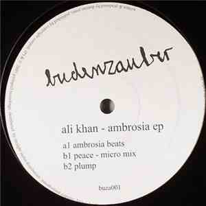 Ali Khan - Ambrosia EP