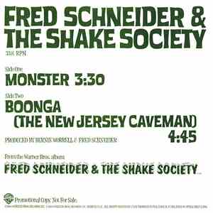 Fred Schneider & The Shake Society - Monster