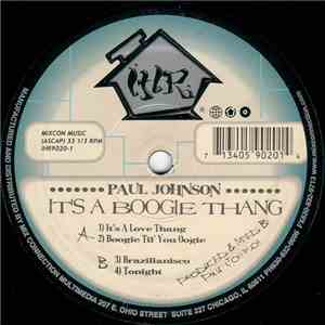 Paul Johnson - It's A Boogie Thang