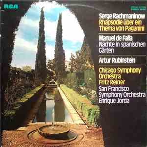 Serge Rachmaninow, Manuel De Falla, Arthur Rubinstein, Chicago Symphony Orc ...