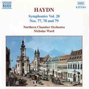 Haydn, Northern Chamber Orchestra, Nicholas Ward - Symphonies Vol. 20 (Nos. ...