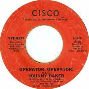 Johnny Baker  - Operator, Operator! / Accept Me As I Am