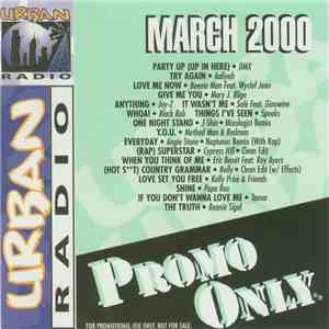 Various - Promo Only Urban Radio: March 2000