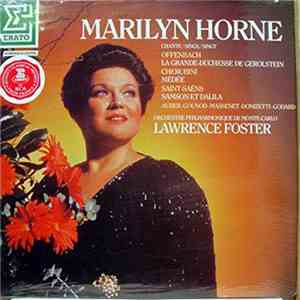 Marilyn Horne, Philharmonic Orchestra Of Monte Carlo, Lawrence Foster - Mar ...