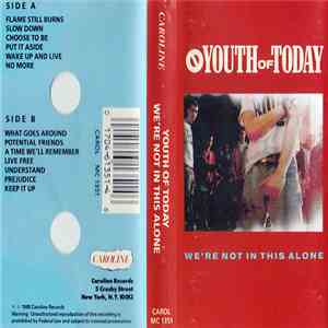Youth Of Today - We're Not In This Alone