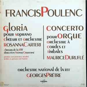 Francis Poulenc - Rosanna Carteri, Maurice Duruflé, Georges Prêtre, French  ...