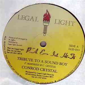 Conrod Crystal - Tribute To A Sound Boy