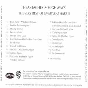Emmylou Harris - The Very Best Of Emmylou Harris: Heartaches & Highways