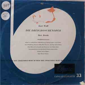 Kurt Weill / Bert Brecht - Die Dreigroschenoper (Schallplattenfassung)