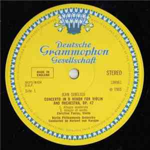 Jean Sibelius - Berliner Philharmoniker, Christian Ferras, Herbert Von Kara ...