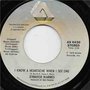 Jennifer Warnes - I Know A Heartache When I See One / Frankie In The Rain