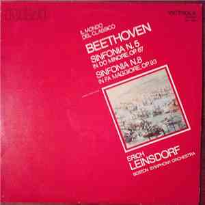 Ludwig van Beethoven, Boston Symphony Orchestra, Erich Leinsdorf - Sinfonia ...