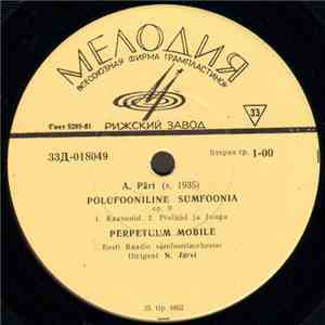 A. Pärt / J. Rääts - Polüfooniline Sümfoonia / Sümfoonia Nr. 4