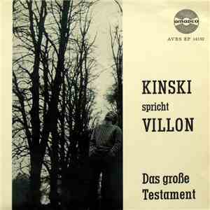Kinski Spricht Villon - Das Große Testament