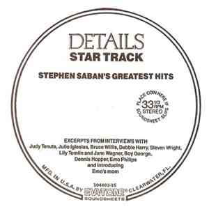No Artist - Details Star Track: Stephen Saban's Greatest Hits