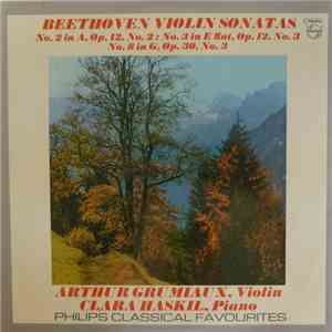 Beethoven, Clara Haskil, Arthur Grumiaux - Violin Sonatas Nos 2 & 3 & 8