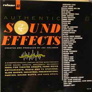Jac Holzman - Authentic Sound Effects Volume 8