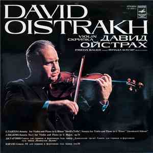 David Oistrakh, Frieda Bauer - Sonata For Violin And Piano In G Minor