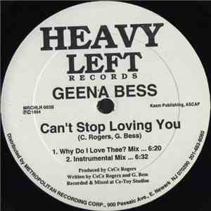 Geena Bess - Can't Stop Loving You