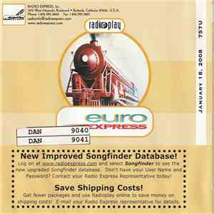 Various - Radioplay - Euro Express - 757U - January 18, 2008