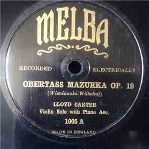 Lloyd Carter - Obertass Mazurka Op. 19