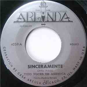 Trio Voces De America - Sinceramente / Carta Perdida