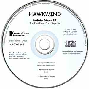 Hawkwind - Exclusive Tribute CD - The Pink Floyd Encyclopedia