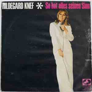 Hildegard Knef - So Hat Alles Seinen Sinn