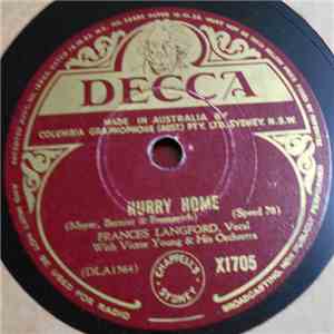 Frances Langford - Hurry Home / Everybody's Laughing