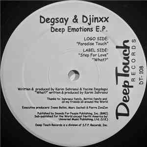 Degsay & Djinxx - Deep Emotions E.P.