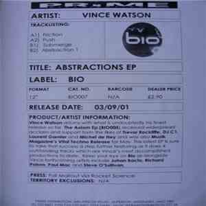 Vince Watson - Abstractions EP