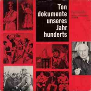 Various - Tondokumente Unseres Jahrhunderts