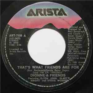 Dionne & Friends Featuring Elton John, Gladys Knight And Stevie Wonder - That's What Friends Are For
