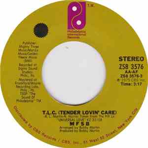 MFSB - T.L.C. (Tender Lovin' Care) / Love Has No Time Or Place