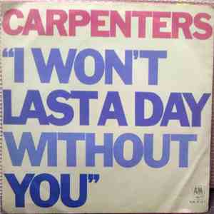 Carpenters - I Won't Last A Day Without You