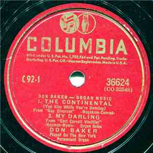 Don Baker - The Continental / My Darling / Dancing Tambourine
