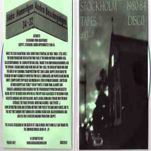 Various - DJ Supervittu Presents : Stockholm Tapes Volume 10, Disco 1980-84