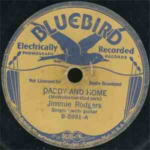 Jimmie Rodgers - Daddy And Home / Yodeling Cowboy