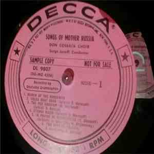 Don Cossack Choir, Serge Jaroff - Songs Of Mother Russia