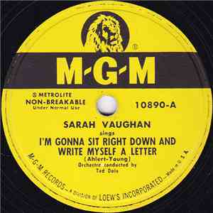 Sarah Vaughan - I'm Gonna Sit Right Down And Write Myself A Letter