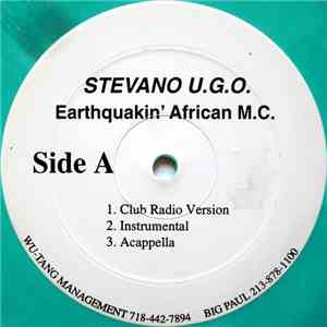 Stevano U.G.O. / S.O.U.R.C.E. International - Earthquakin' African M.C. / W ...