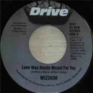 Wizdom - Love Was Really Meant For You / I'm So In Love With You