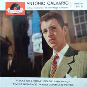 António Calvário - Canta melodias de Nóbrega e Sousa
